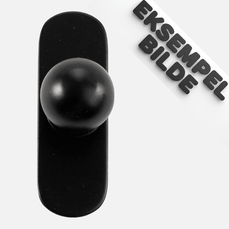 Skilt ovalt til knott